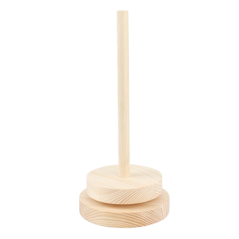 Yarn Holder Wooden Spinning Knitting Tools Crochet Accessories Stand Sewing Thread Spool Wool Ball Winder Rotation Retail: Default Title