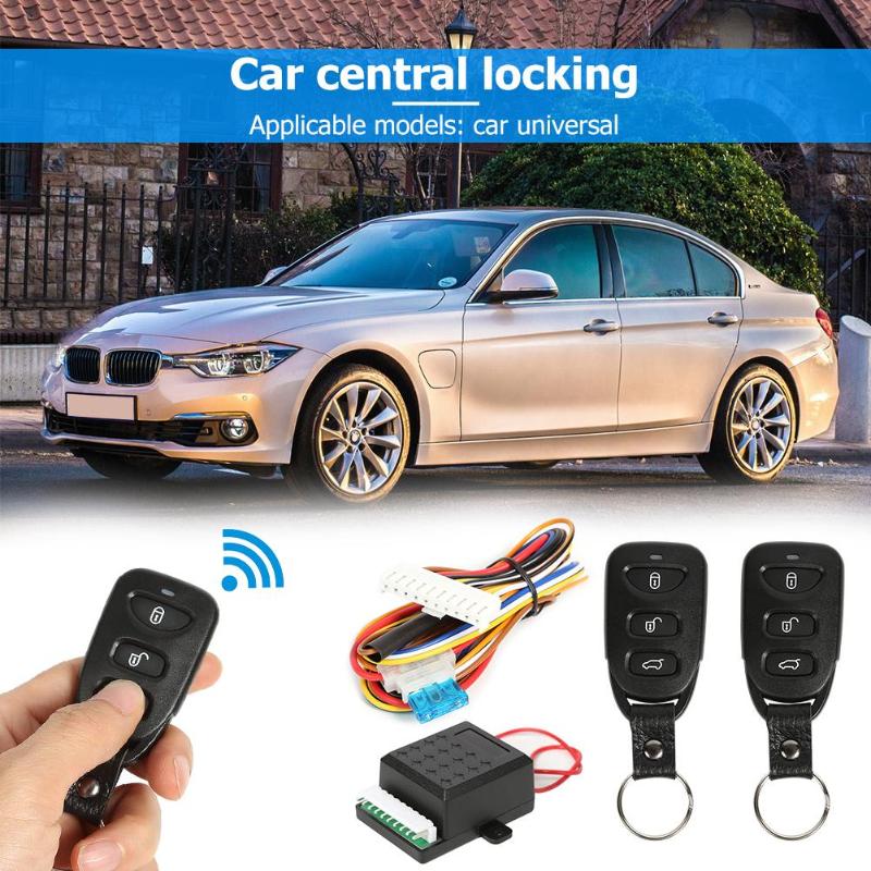Universele Auto Centrale Deurvergrendeling Vergrendeling Alarm Keyless Entry Systeem Centrale Vergrendeling Met Afstandsbediening Auto Alarm Systemen