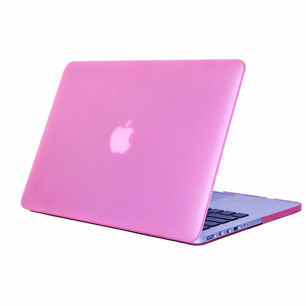 A1425 A1502 A1398 Matte Finish Laptop Case For Macbook Pro Retina 13.3" 15.4" protection cover shell: Pink / 15.4 A1398