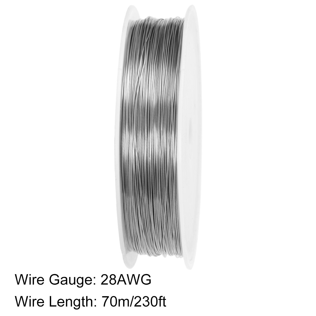 Uxcell Heizung Widerstand Draht Nichrom Widerstand Drähte für Heizung Elemente 0,1-0,3mm dia 0,3 mmx230ft DxL