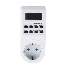 Plug-in Programmable Timer Switch Socket with Clock Summer Time Random Function