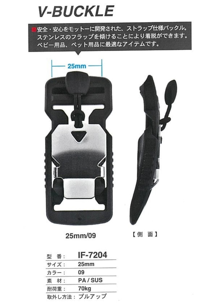 1 inch Side Release Buckle For Baby Stroller Seat Belt Metal/Plastic buckle for Fidlock bag Magnetic Top Release Buckle