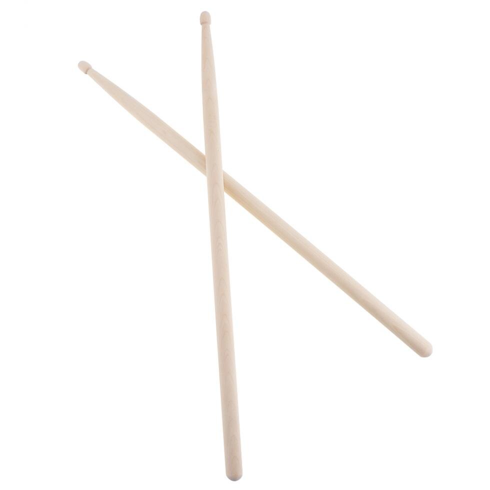 4pcs Jazz Drumsticks Set Include 5A Maple Drum Sticks Bamboo Steel Wire Brushes and Velvet Bag for Musical Instrument