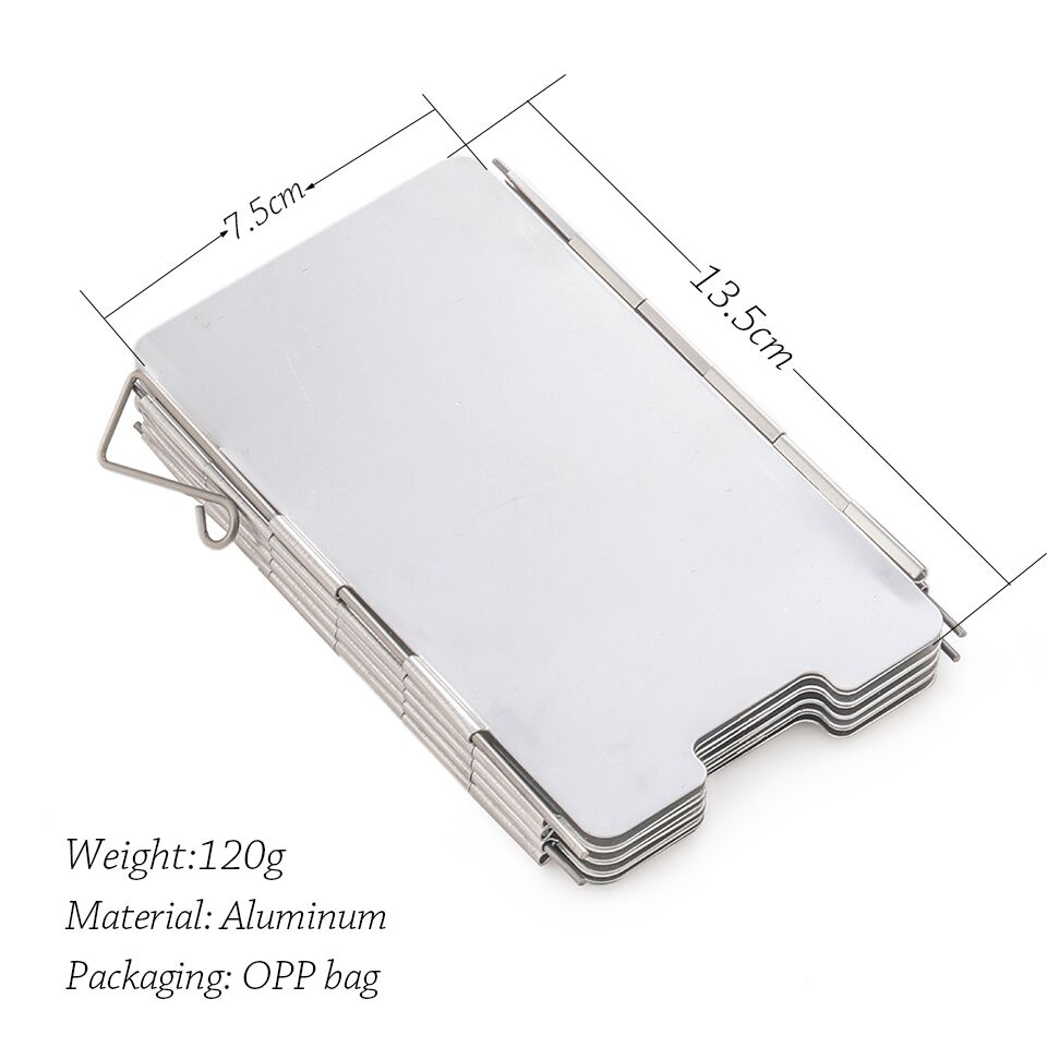 Outdoor Camping Portable Gas Cooker Stove for Camping Hiking Accessories Adapter for Filling Gas Cylinders Alloy Windshield