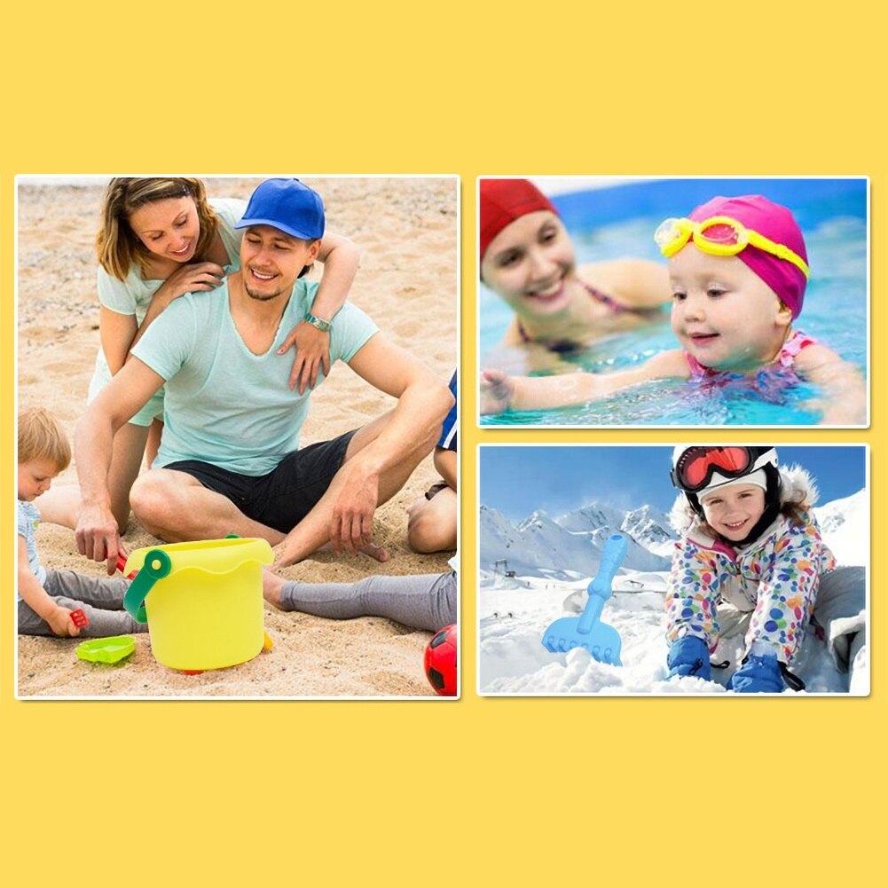 8 pièces enfants en plein air plage seau pelle râteau moule eau sable jouer maison jouet ensemble enfants Fun plage jeux de fête