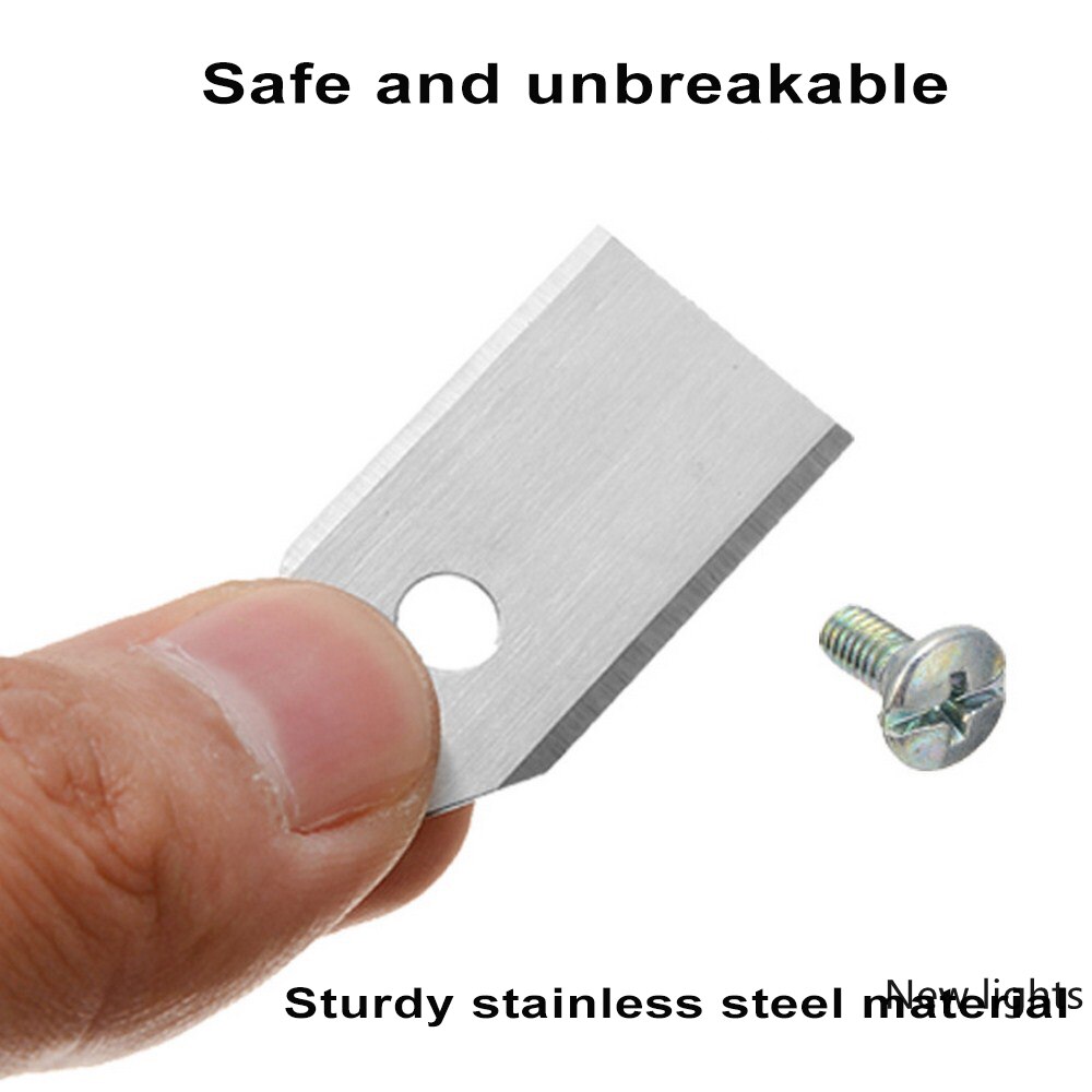 30 pcs Trimmer Blade Lawn Mower Grass Replacement Trimmer Cutter Piece For Husqvarna Automower Gardena Robotic Lawnmower