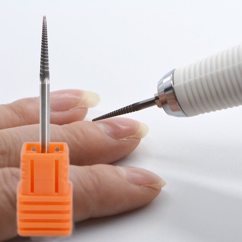 Extractor cónico superafilado de callos, broca de uñas, cortador de fresado, reemplaza el empujador de uñas para máquina eléctrica de uñas, herramientas
