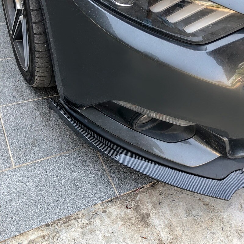 Parachoques delantero Universal para Ford Mustang, pala de parachoques de fibra de carbono, labio Spoiler para Ford Mustang