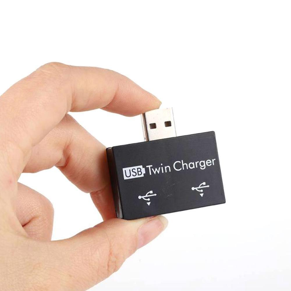 Mini usb hub  to 2 port laddare hub adapter usb 2.0 hub splitter för telefon dator usb surfplatta  i4 v 3