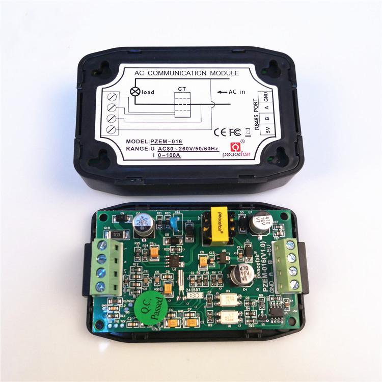 AC Power Meter Energy Meter 220V 100A RS485 Modbus Electricity Kwh Meter for Homekit PZEM-016 With Split CT