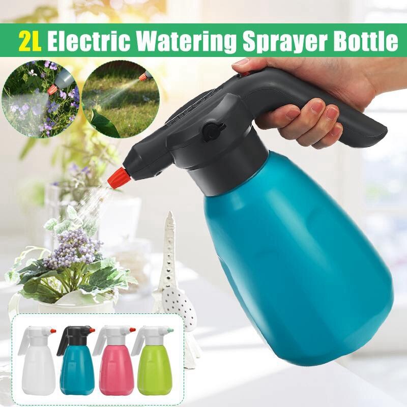 2L Electric Water Sprayer Automatic Nozzle Mist Car Wash Kitchen Plants Jet Pump Automatic Water Sprayer