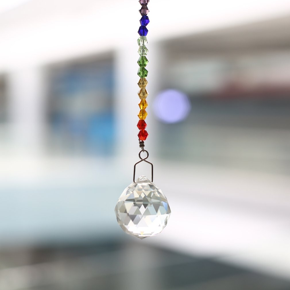 Chakra Crystal Ball Kroonluchter Prisma Hangers Op Grandado