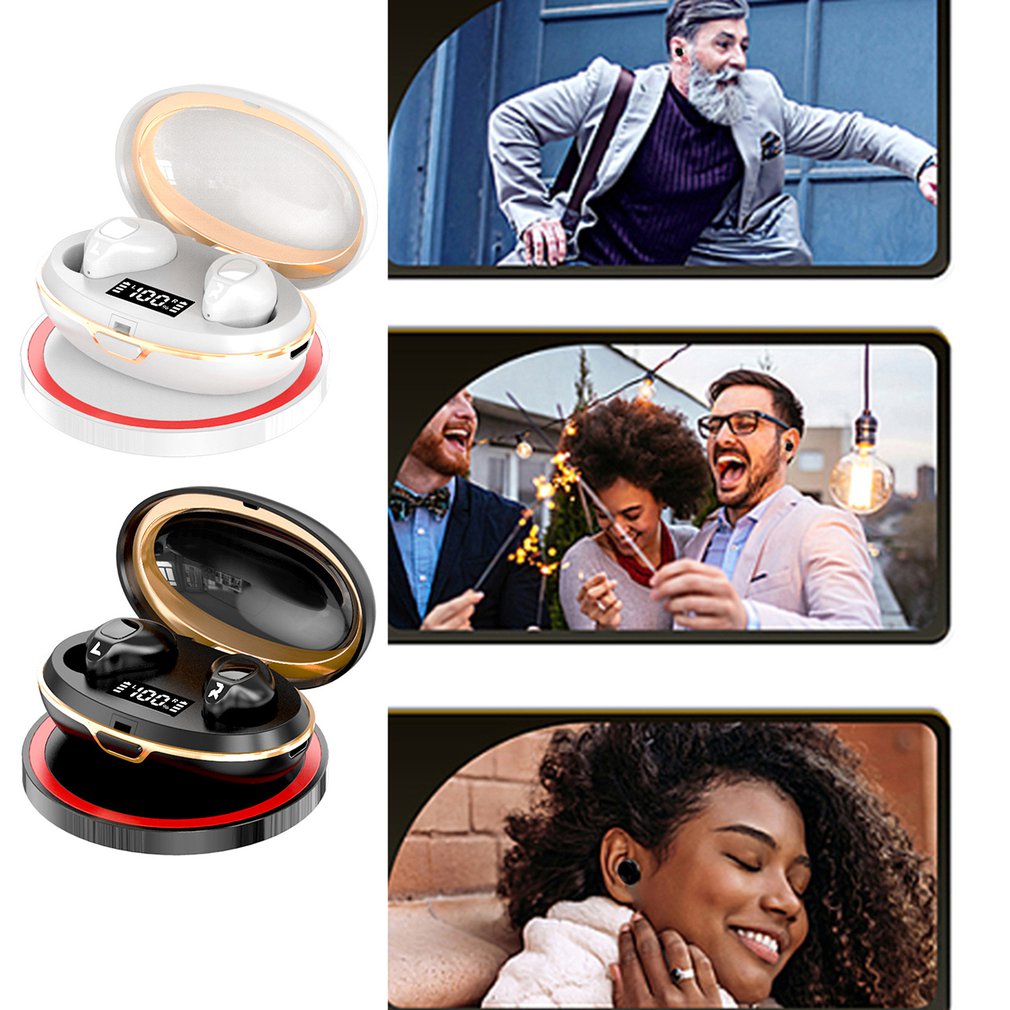 Wireless Headphones Wireless Charging Bilateral Stereo Power Display Voice Control Headphones Multi-point Connection