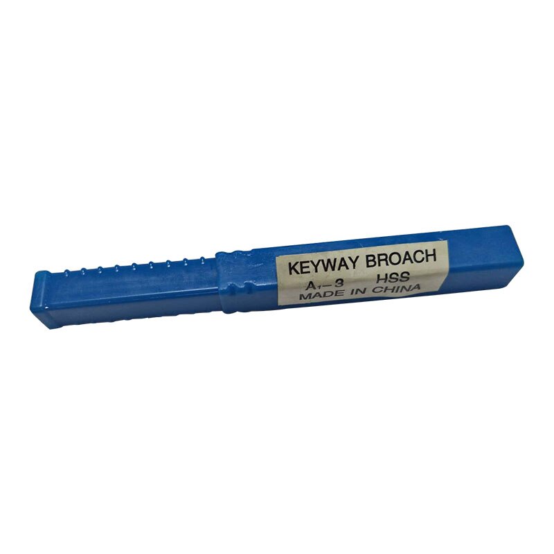 Hss keyway broach med shim højhastigheds stål broaching værktøjer 3mm en push-type keyway broach metrisk størrelse skæremaskine værktøj