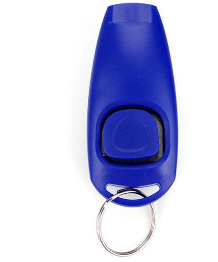 Perro silbato Collier Anti Aboiement perro entrenamiento Clicker juguete mascota Anti perro ladrando perros de entrenamiento dejar de ladrar mascota Clicker entrenamiento: Azul