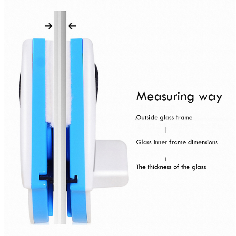 Magnetic Window Cleaning Brush Glass Window Wiper Cleaner Double Side Magnetic Brush Window Glass Brush for Washing