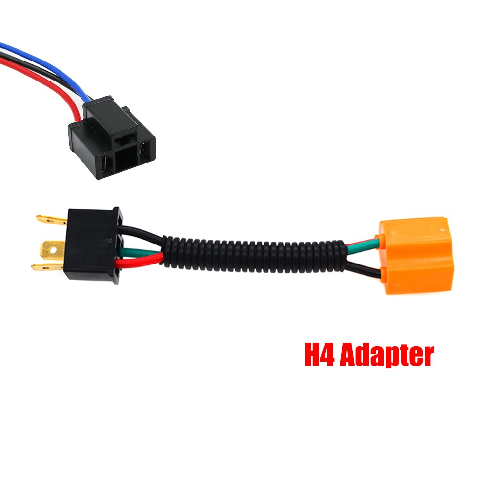 YSY 2x H4 H7 H11 Vrouwelijke Adapter Sockets pigtail Harness Plug Connector Voor H1 H4 H7 halogeen hid led Retrofit