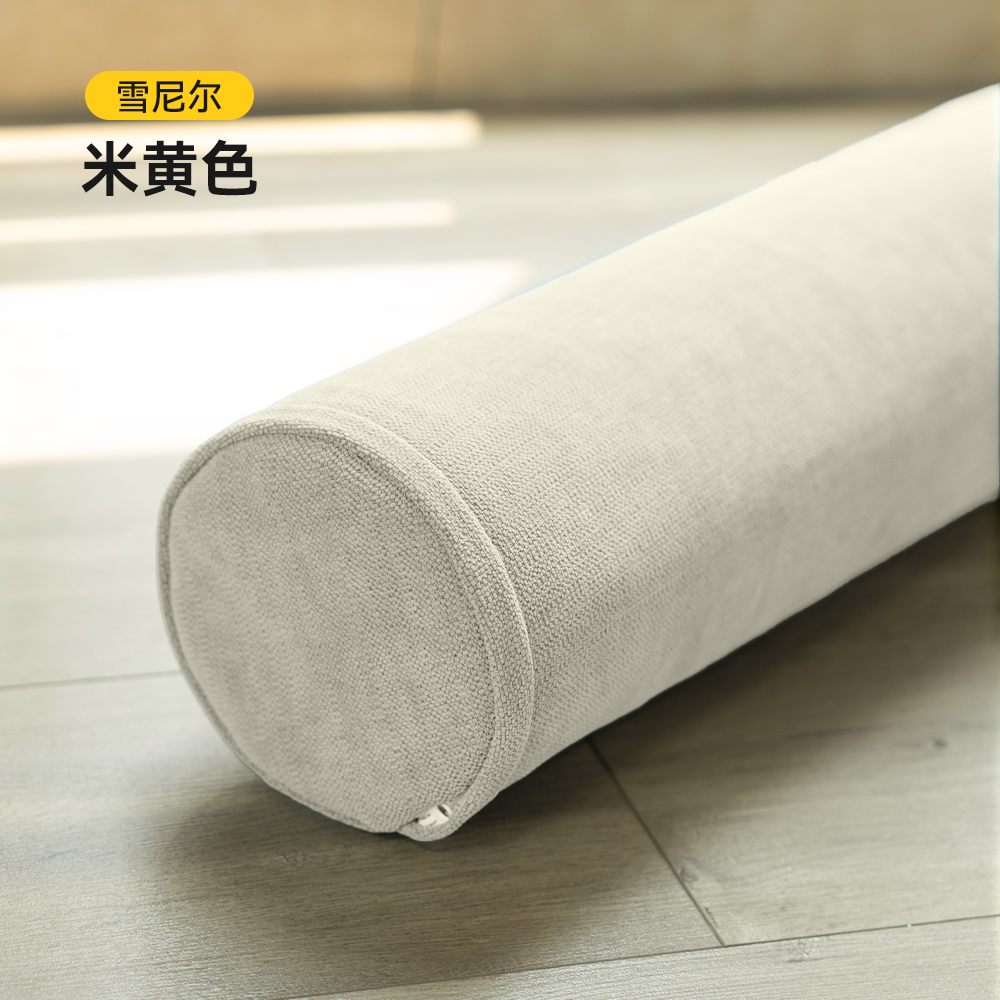 Cervical Neck Roll Pillow Cylinder Round Pillow Pain Relief Neck Pillows for Sleeping Support Removable Washable Cover 12x60cm: See below for size descriptions / Clear