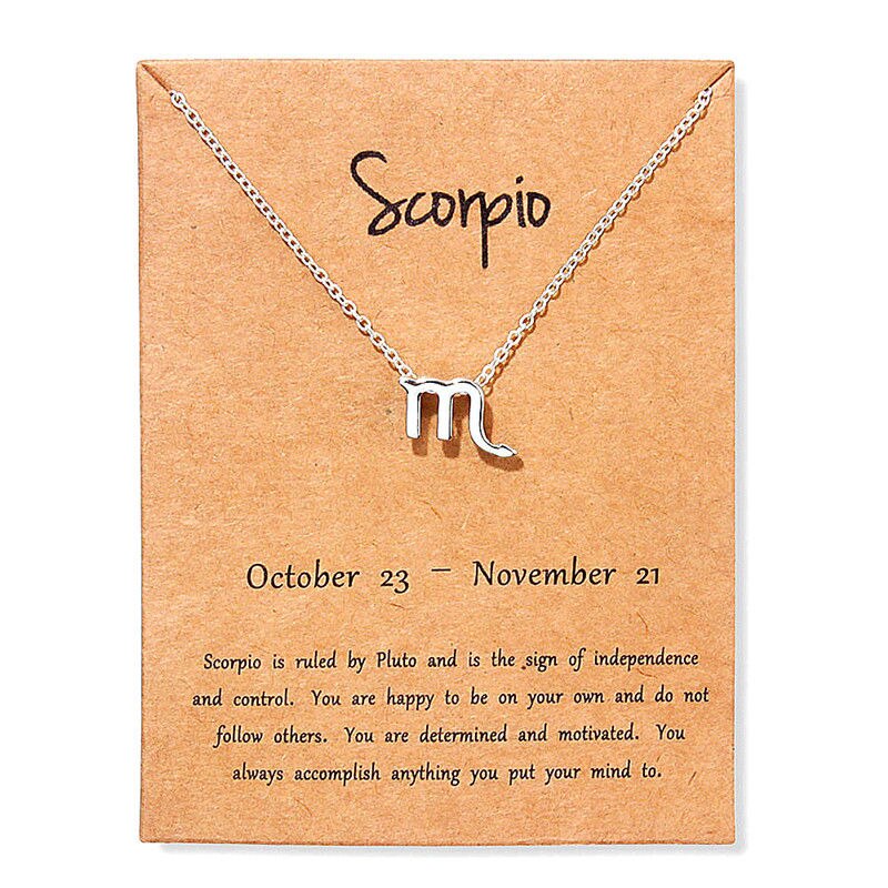 Vrouwen 12 Horoscoop Sterrenbeeld Goud Kleur Hanger Ketting Taurus Ram Leeuw 12 Sterrenbeelden Sieraden Kinderen Kerstcadeaus