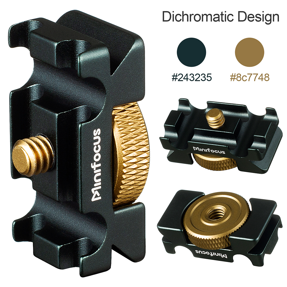 Camera Cable Clamp with Arca Swiss System, Aluminum Alloy Tether Cable Block Clip with 4 Grooves, USB Cable Lock Clip Clamp HDMI