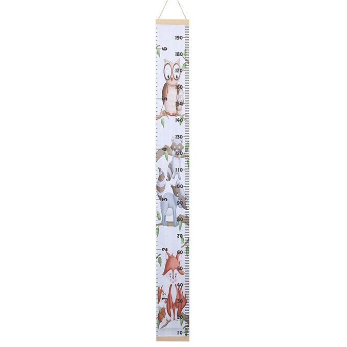 Children's Height Ruler For Kids Room Home Decoration Height Measurement Chart Movable hanging Canvas Height Chart Wall Decor: CFH032-D