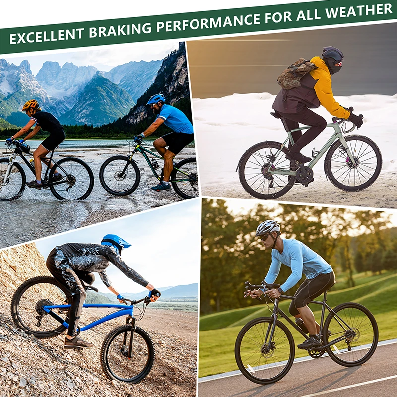 Plaquettes de frein à disque hybrides en céramique pour vélo de route de montagne, pièce de disque, BUCKKubMTB, WinterMANO MT200 B01S B05S