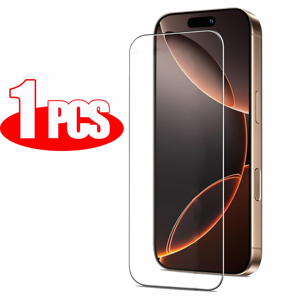 1~3pz HD Vetro temperato per iPhone 17 16e 16 15 14 13 pro Max pellicola salvaschermo per iPhone 11 12 pro vetro per telefono iPhone 16 pro: Rosa D'oro / Protezioni di schermo & Back Protezioni di Schermo