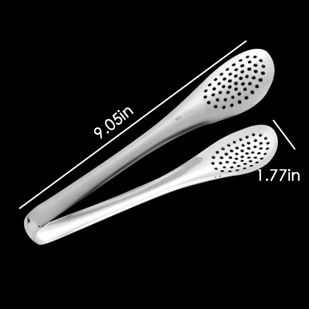 Stainless Steel Kitchen Tongs Barbecue Cookware Food Tongs Portable Stainless Steel Barbecue Tongs Picnic Barbecue Cooking