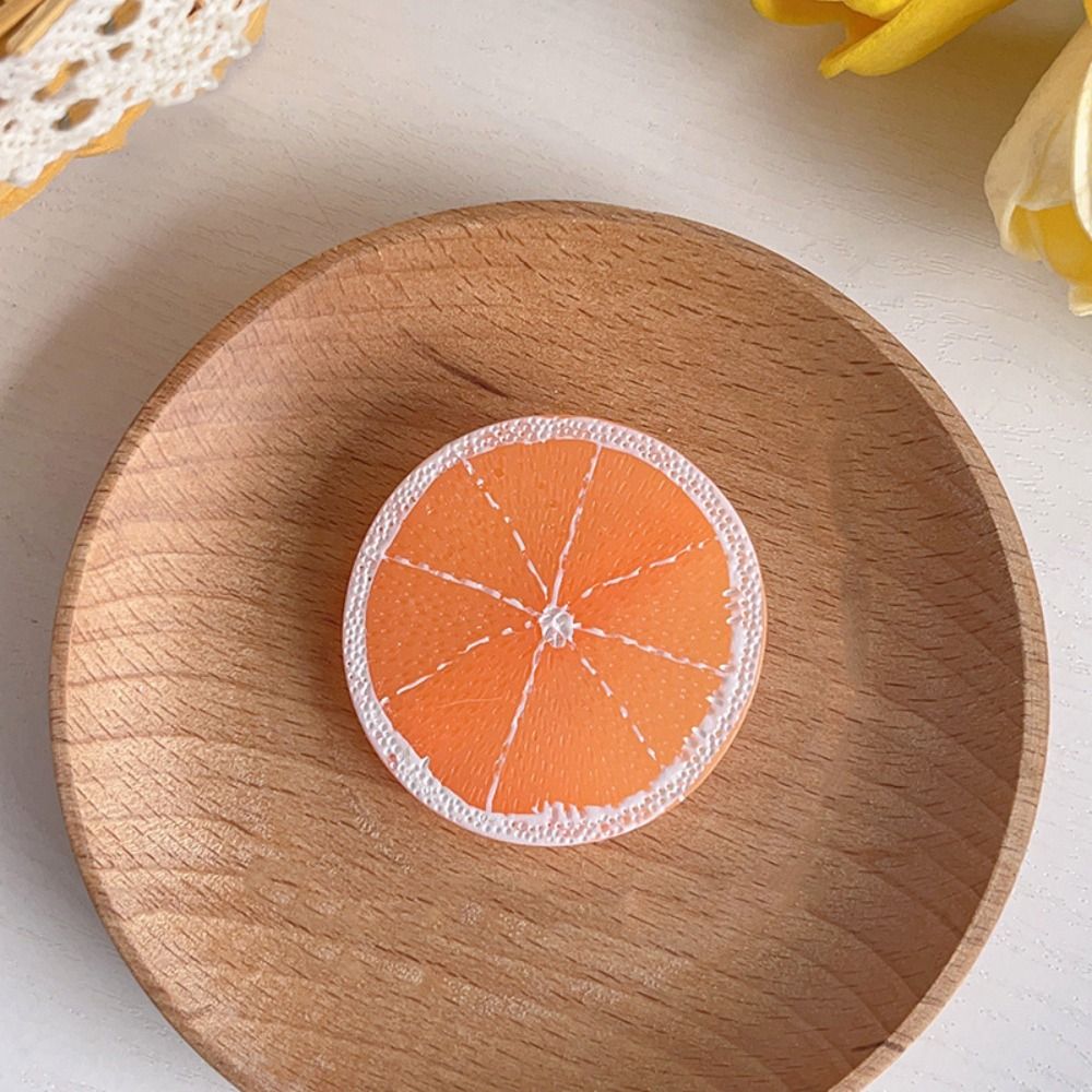 Horquilla de fruta de simulación de cereza dulce, comida falsa de limón, pinza para el pelo bonita, accesorios para el cabello de dibujos animados para mujer, diario