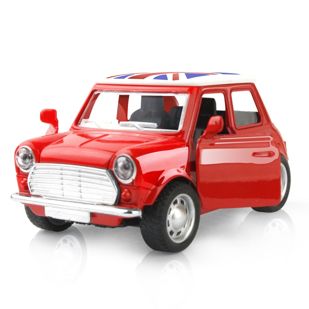 1:36 Auto in lega di Tirare Indietro Diecast Modello del Giocattolo con il Suono di Raccolta della luce Brinquedos Auto Giocattoli per I Ragazzi Dei Bambini di Natale regalo: A Red