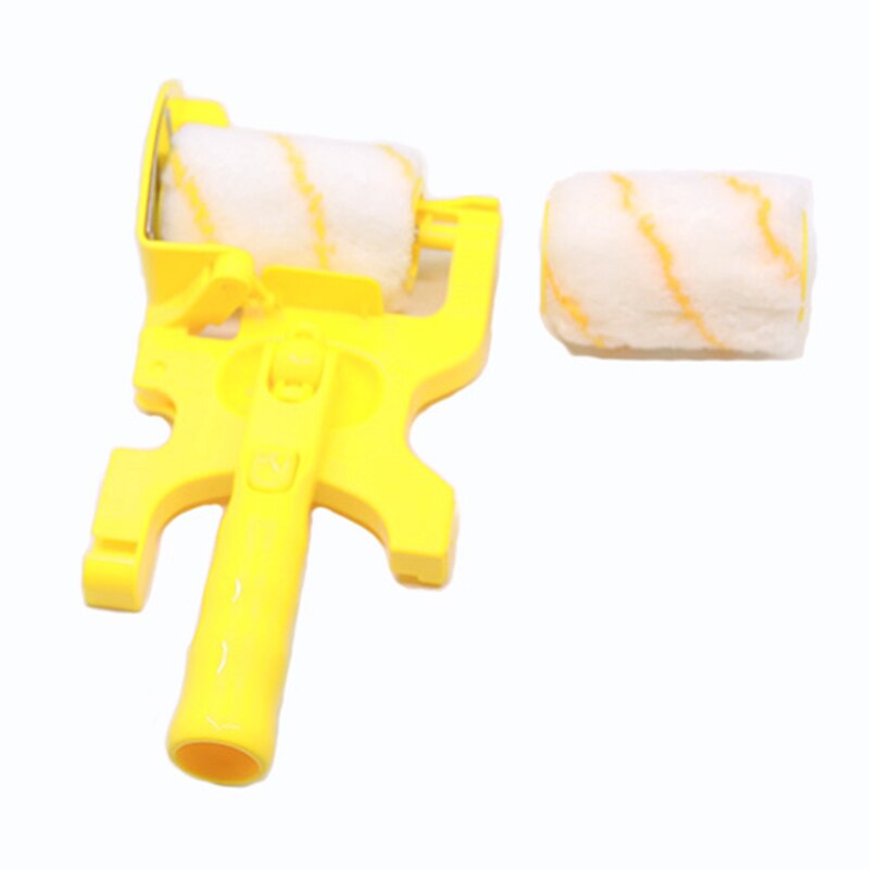 Wall Ceilings Clean Cut Proffesional Paint Rollers Multifunctional Paint Brush Roller Paint Edger With Brush Tool For Home Room: Long Shank