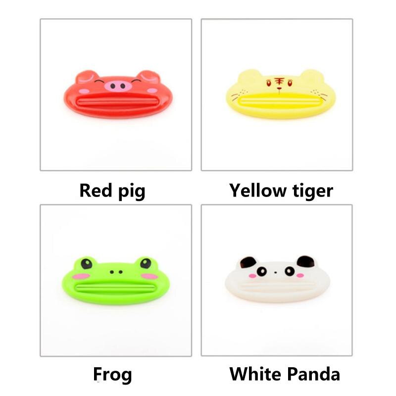Kids Children Toothpaste Dispenser Tools Animal Tooth Paste Tube Squeezer Toothpaste Rolling Holder Home Bathroom Supplies