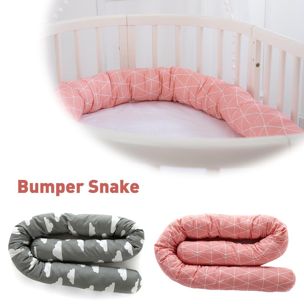 1Pcs 79Inch Bumper Snake Wieg Bumper Wieg Kussen Peuter Bed Slaap Bumper