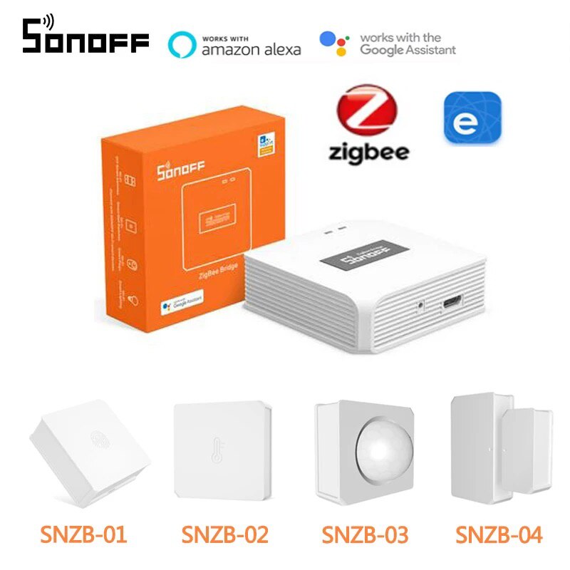 SONOFF Zigbee Bridge / ZBMini / ZB Dongle-P / ZBMINI-L Smart Home eWelink APP Remote Control Works With Alexa Google Home: 1 Set 5 Pcs
