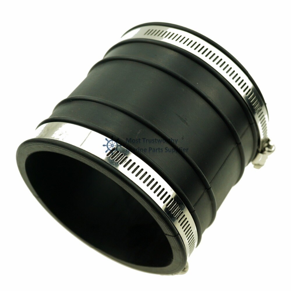 Upper Exhaust Tube Pipe Bellows 4" for Mercruiser replaces 32-44348001 32-44348T