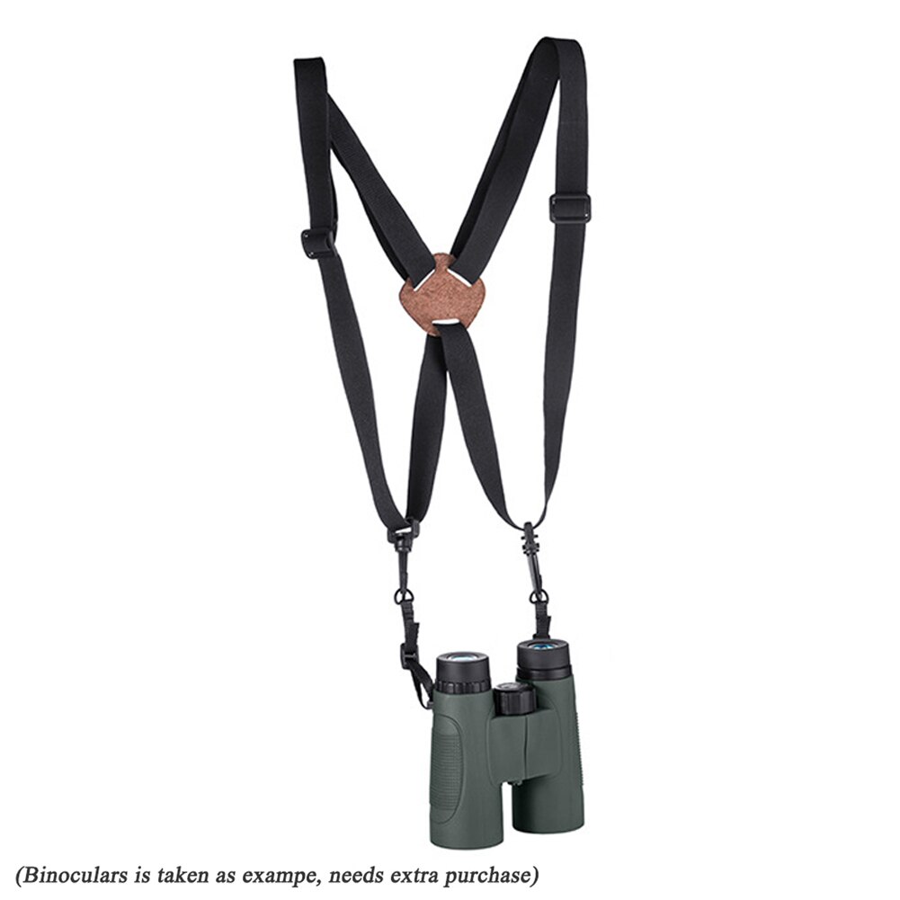 X Vormige Harness Strap Beste Borst Harness Strap Voor Jagers Fotografen En Golfers (Zwart)