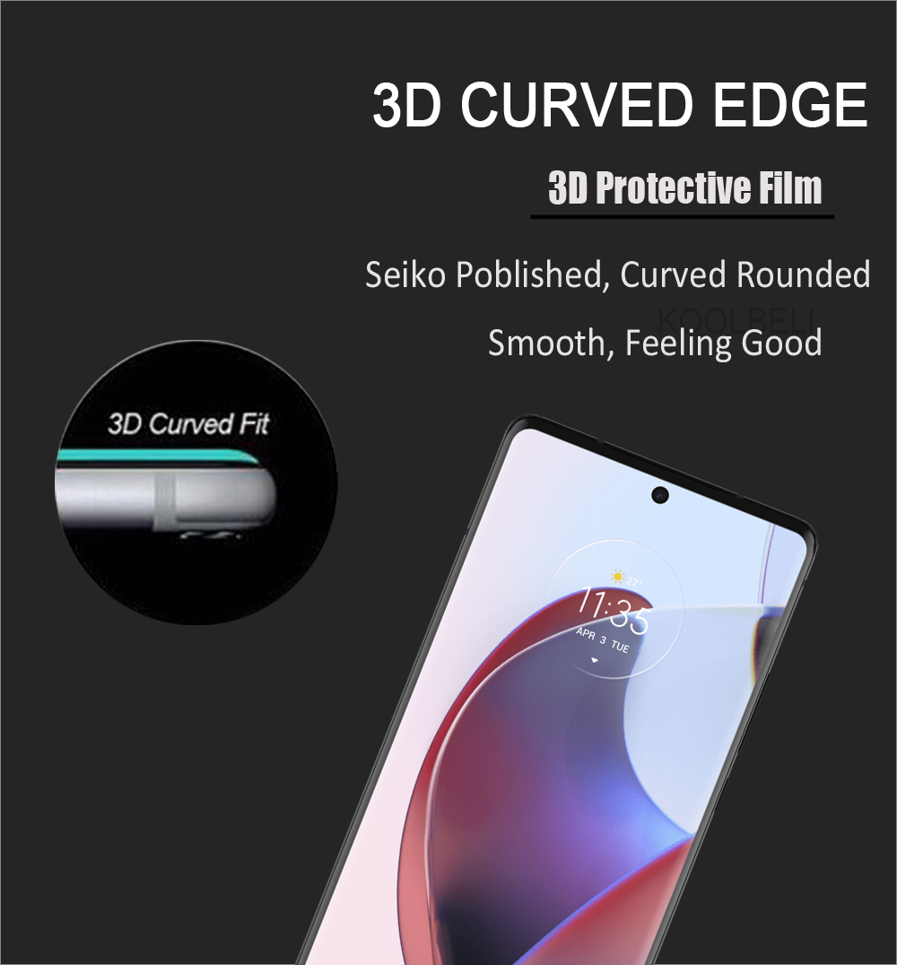 Vetro temperato a copertura totale per Motorola bordo 30 ultra proteggi schermo pellicola protettiva Moto bordo 30 30 pro/bordo 30 Neo/bordo 20