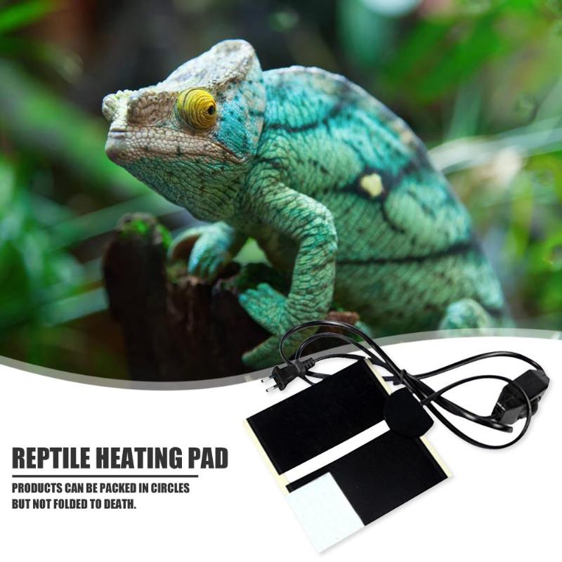 Alfombra de calentador de reptiles con temperatura ajustable con tres especificaciones de 5W 14W 20W manta eléctrica portátil para escalar mascotas