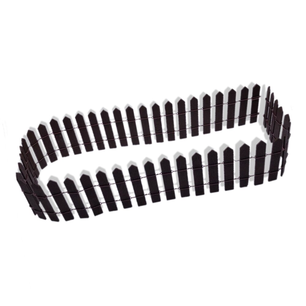 90*5cm Micro Landscape Fences Decoration Mini Landscaping Props Ornaments DIY Garden Simulation Fence Miniature Small Wood Fence