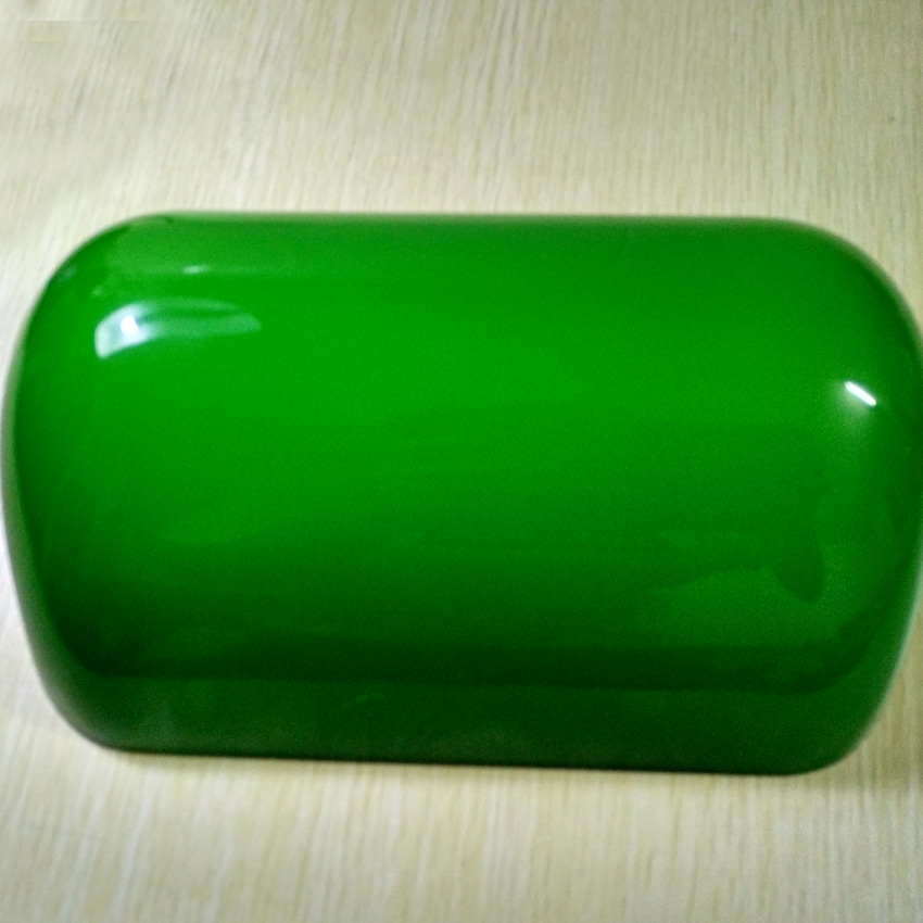 Abat-jour rétro Vintage en verre vert, couvre-lampe d&#39;éclairage de 22.5x13.3cm pour chambre à coucher, lampe de table de lecture