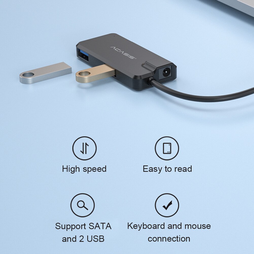 0.25m usb 3.0 sata kabler omformer hann  til 2.5/3.5 tommers hdd / ssd stasjon ledningsadapter kablet konverter kabler