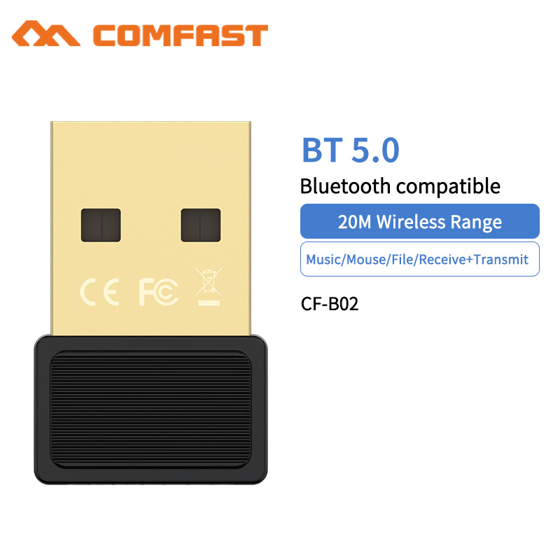 USB Bluetooth Transmitter Receiver 5.0 Adapter for PC Speaker Mouse Music Audio Receiver Dongle aptx USB Bluetooth 5.0