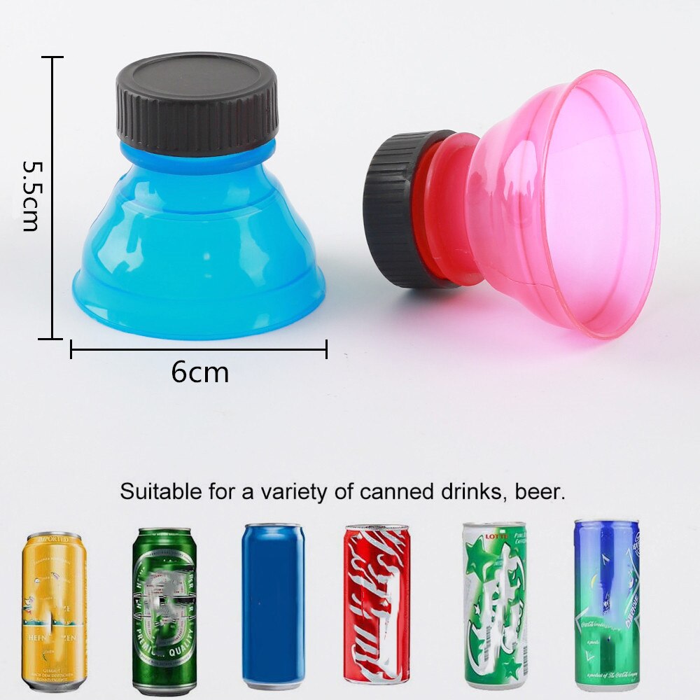 6pcs Reusable Beverage Can Caps Cover Lid Soda Pop Beer Can Cap Flip Bottles Top Lid Container Boxes Jars Protector Snap