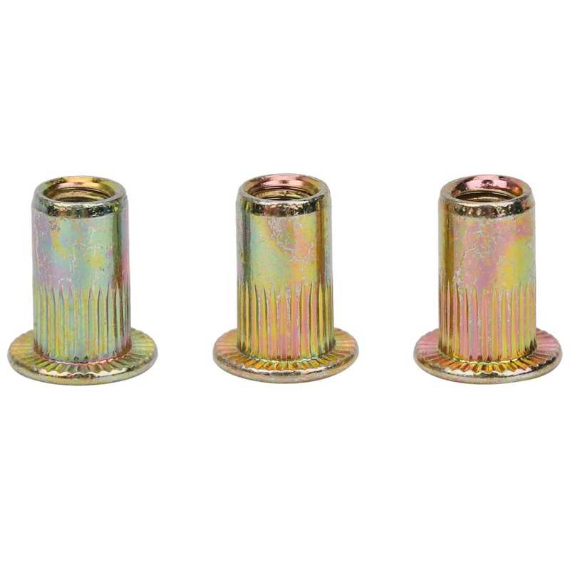 stainless steel wire insert self tapping inserts M4 Color Zinc Plating Rivet Nuts Quick Riveting Automobiles Hardware
