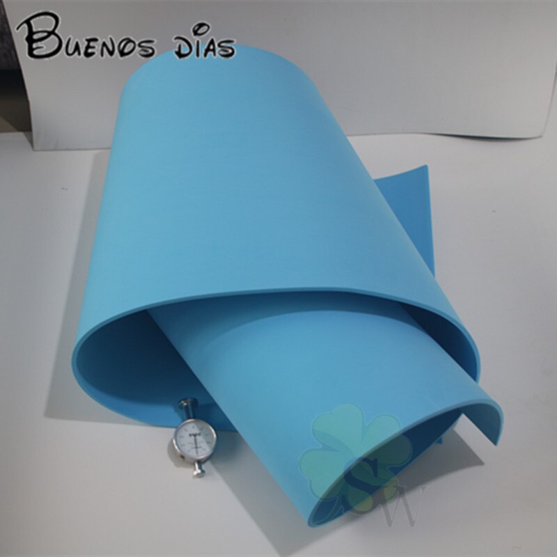 CE Passed 50cm*2m /lot sky blue color Craft eva foam sheets, Easy to cut,Handmade cosplay material