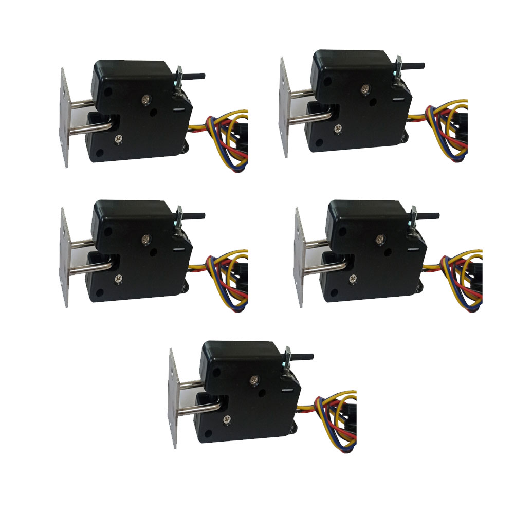 DC12V kleine elektrische schakelkast deurslot mini elektromagnetisch slot opbergkast elektrisch slot elektronisch slot: Zilver