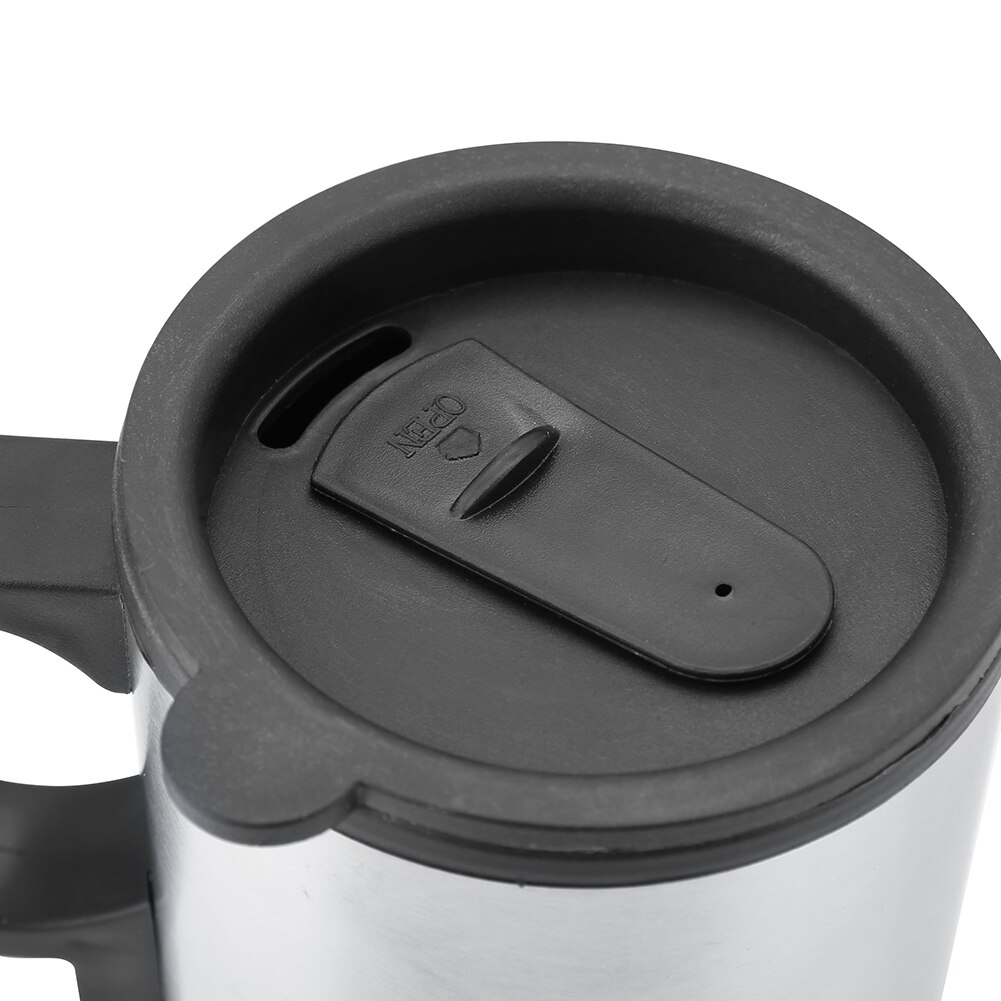 Universal 12V 450ml Stainless Steel In-Car Electric Kettle With Cigarette lighter Vehicular Travel Water For Car