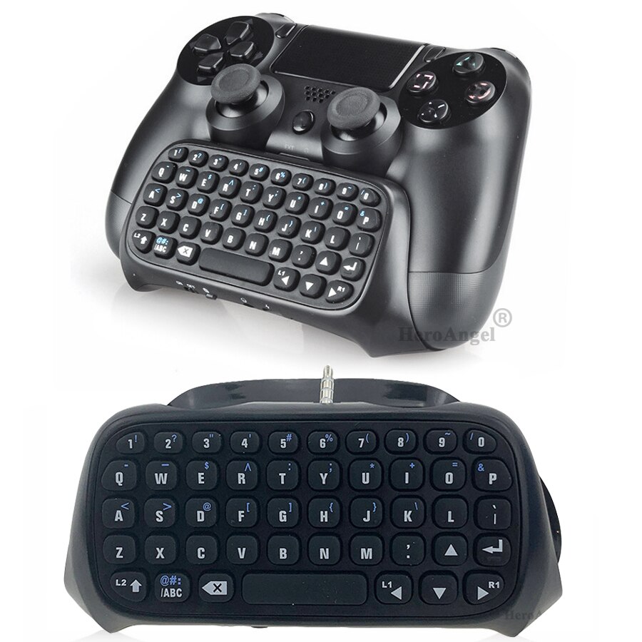 Til  ps4 tilbehør tastatur til dualshock 4 trådløs controller besked chatpad  ps4/ slim/pro til playstation 4/ slim/pro