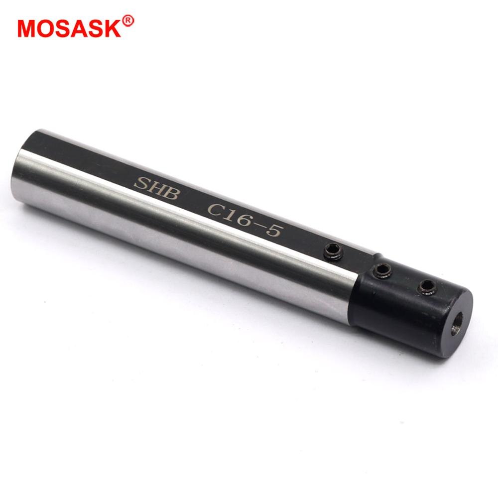 Moask 1 Uds 12 16 20 mm CNC pequeño ranurado torneado portaherramientas roscado mecanizado herramienta manga
