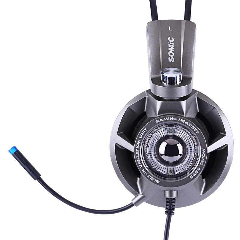 Somic G955 virtuel 7.1 Surround stéréo jeu casque USB prise PC écouteur casque avec Microphone pour ordinateur portable